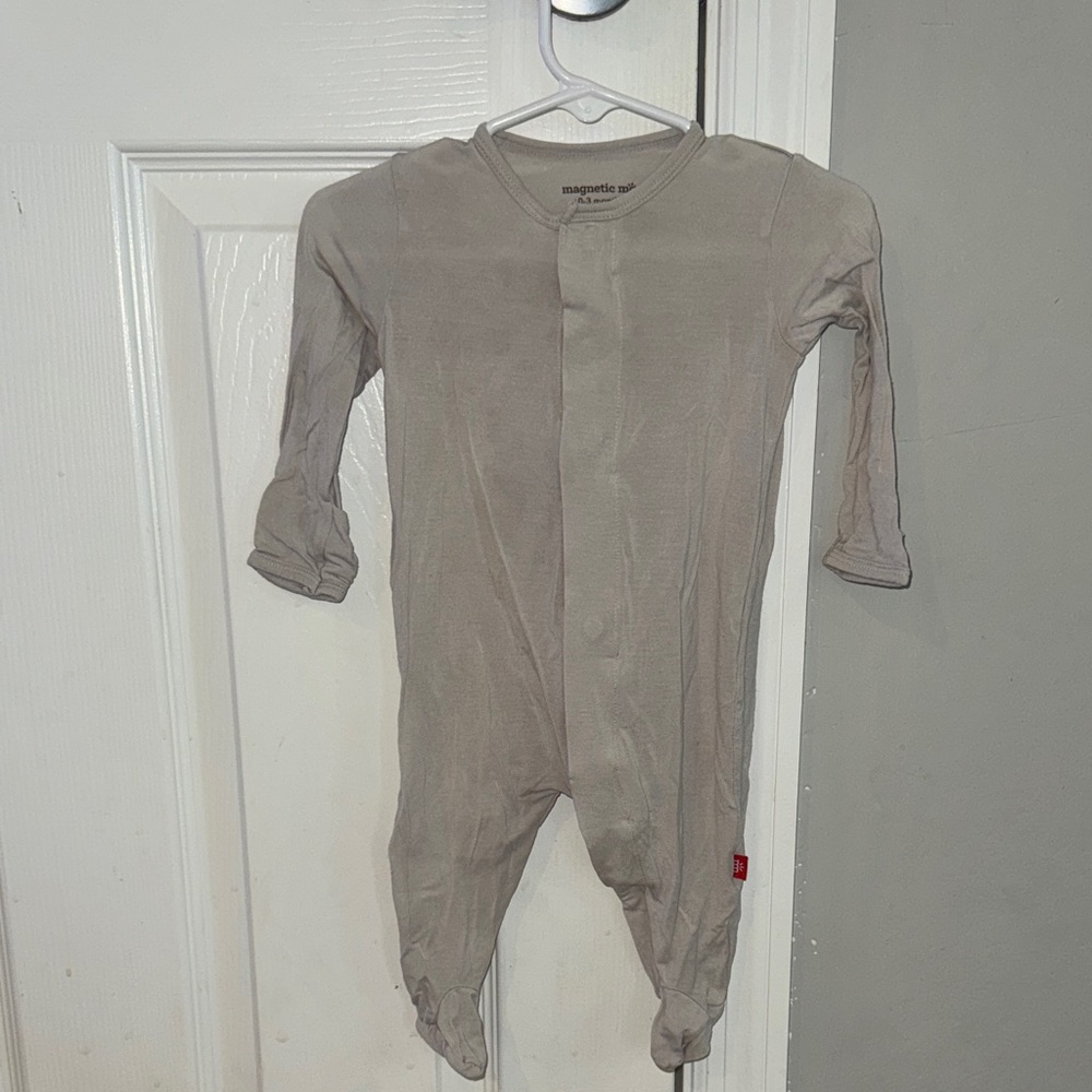 Magnetic Me pajama bamboo feel grey 3M